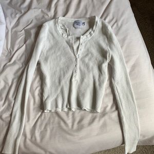 Princess polly button up crop top